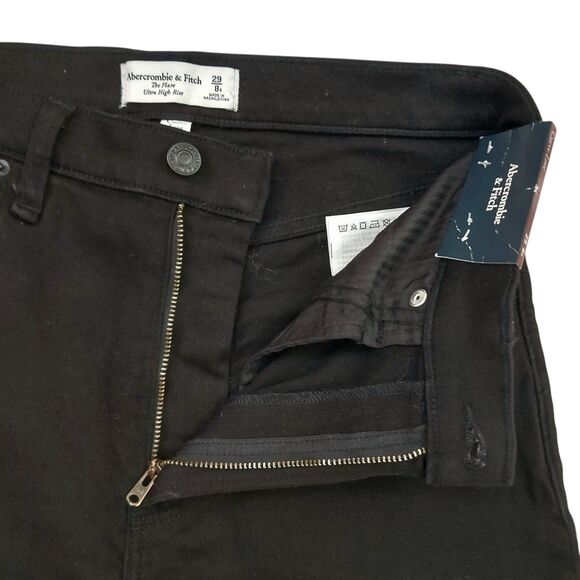 Abercrombie & Fitch Black Flare Jeans - Picture 4 of 12